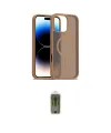 ieg™ iPhone 16 Pro Kılıf Siluet Minimal Prime - Siyah Joko Magic 5D Hayalet Cam