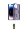 ieg™ iPhone 16 Pro Kılıf Siluet Minimal Prime - Siyah Joko Magic 5D Hayalet Cam
