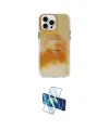 ieg™ iPhone 16 Pro Kılıf Ufuk Doku Prime - Siyah 3D Antistatik Cam Ekran Koruyucu