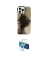 ieg™ iPhone 16 Pro Kılıf Ufuk Doku Prime - Siyah 3D Antistatik Cam Ekran Koruyucu