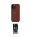ieg™ iPhone 16 Pro Kılıf Vadi Çizgi Prime - Siyah 360 Mat Full Body Arka Koruyucu