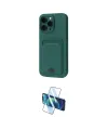 ieg™ iPhone 16 Pro Kılıf Vadi Çizgi Prime - Siyah 3D Antistatik Cam Ekran Koruyucu