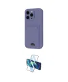 ieg™ iPhone 16 Pro Kılıf Vadi Çizgi Prime - Siyah 3D Antistatik Cam Ekran Koruyucu