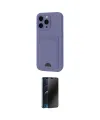 ieg™ iPhone 16 Pro Kılıf Vadi Çizgi Prime - Siyah 3D Antistatik Hayalet Cam Ekran Koruyucu