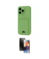 ieg™ iPhone 16 Pro Kılıf Vadi Çizgi Prime - Siyah 3D Antistatik Mat Seramik Nano Ekran Koruyucu