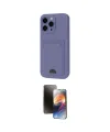 ieg™ iPhone 16 Pro Kılıf Vadi Çizgi Prime - Siyah 3D Antistatik Mat Seramik Nano Ekran Koruyucu