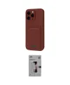 ieg™ iPhone 16 Pro Kılıf Vadi Çizgi Prime - Siyah Bilvis 3D Mat Cam Ekran Koruyucu