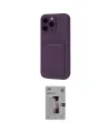 ieg™ iPhone 16 Pro Kılıf Vadi Çizgi Prime - Siyah Bilvis 3D Mat Cam Ekran Koruyucu