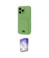 ieg™ iPhone 16 Pro Kılıf Vadi Çizgi Prime - Siyah Bilvis 5in1 3D Magic Cam Ekran Koruyucu