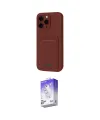 ieg™ iPhone 16 Pro Kılıf Vadi Çizgi Prime - Siyah Bilvis 5in1 3D Magic Cam Ekran Koruyucu