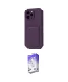 ieg™ iPhone 16 Pro Kılıf Vadi Çizgi Prime - Siyah Bilvis 5in1 3D Magic Cam Ekran Koruyucu