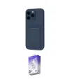 ieg™ iPhone 16 Pro Kılıf Vadi Çizgi Prime - Siyah Bilvis 5in1 3D Magic Cam Ekran Koruyucu