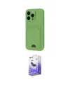 ieg™ iPhone 16 Pro Kılıf Vadi Çizgi Prime - Siyah Bilvis 5in1 5D Magic Hayalet Cam Ekran Koruyucu