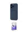 ieg™ iPhone 16 Pro Kılıf Vadi Çizgi Prime - Siyah Bilvis 5in1 5D Magic Hayalet Cam Ekran Koruyucu