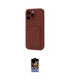 ieg™ iPhone 16 Pro Kılıf Vadi Çizgi Prime - Siyah Buffer Hayalet Cam Ekran Koruyucu