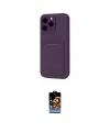 ieg™ iPhone 16 Pro Kılıf Vadi Çizgi Prime - Siyah Buffer Hayalet Cam Ekran Koruyucu