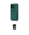 ieg™ iPhone 16 Pro Kılıf Vadi Çizgi Prime - Siyah Buffer Hayalet Cam Ekran Koruyucu