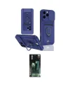 ieg™ iPhone 16 Pro Kılıf Vadi Form Prime - Siyah 360 Mat Full Body Arka Koruyucu