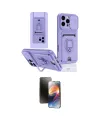 ieg™ iPhone 16 Pro Kılıf Vadi Form Prime - Siyah 3D Antistatik Mat Seramik Nano Ekran Koruyucu