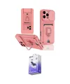 ieg™ iPhone 16 Pro Kılıf Vadi Form Prime - Siyah Bilvis 5in1 5D Magic Hayalet Cam Ekran Koruyucu