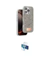 ieg™ iPhone 16 Pro Kılıf Vadi Klasik Serisi - Siyah 3D Antistatik Seramik Nano Ekran Koruyucu