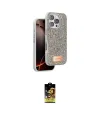 ieg™ iPhone 16 Pro Kılıf Vadi Klasik Serisi - Siyah Buffer Cam Ekran Koruyucu