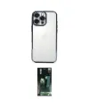 ieg™ iPhone 16 Pro Kılıf Vadi Minimal - Siyah 360 Mat Full Body Arka Koruyucu