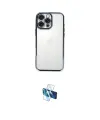 ieg™ iPhone 16 Pro Kılıf Vadi Minimal - Siyah 3D Antistatik Seramik Nano Ekran Koruyucu