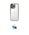 ieg™ iPhone 16 Pro Kılıf Vadi Minimal - Siyah 3D Antistatik Seramik Nano Ekran Koruyucu