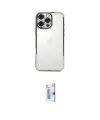 ieg™ iPhone 16 Pro Kılıf Vadi Minimal - Siyah Bilvis 0.18mm Plus Cam Ekran Koruyucu