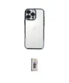 ieg™ iPhone 16 Pro Kılıf Vadi Minimal - Siyah Bilvis 3D Cam Ekran Koruyucu