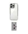 ieg™ iPhone 16 Pro Kılıf Vadi Minimal - Siyah Bilvis 3D Mat Cam Ekran Koruyucu