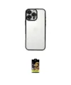 ieg™ iPhone 16 Pro Kılıf Vadi Minimal - Siyah Buffer Cam Ekran Koruyucu