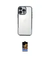 ieg™ iPhone 16 Pro Kılıf Vadi Minimal - Siyah Buffer Hayalet Cam Ekran Koruyucu