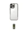 ieg™ iPhone 16 Pro Kılıf Vadi Minimal - Siyah Joko Magic 5D Hayalet Cam