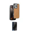 ieg™ iPhone 16 Pro Kılıf Vadi Özel Seri - Siyah 3D Antistatik Hayalet Cam Ekran Koruyucu