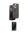 ieg™ iPhone 16 Pro Kılıf Vadi Özel Seri - Siyah 3D Antistatik Hayalet Cam Ekran Koruyucu