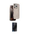 ieg™ iPhone 16 Pro Kılıf Vadi Özel Seri - Siyah 3D Antistatik Hayalet Cam Ekran Koruyucu