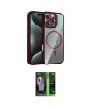 ieg™ iPhone 16 Pro Kılıf Yadigar Asil Koleksiyonu - Şeffaf 360 Full Body Arka Koruyucu