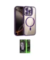 ieg™ iPhone 16 Pro Kılıf Yadigar Asil Koleksiyonu - Şeffaf 360 Full Body Arka Koruyucu