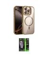 ieg™ iPhone 16 Pro Kılıf Yadigar Asil Koleksiyonu - Şeffaf 360 Full Body Arka Koruyucu