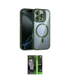 ieg™ iPhone 16 Pro Kılıf Yadigar Asil Koleksiyonu - Şeffaf 360 Full Body Arka Koruyucu