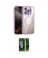 ieg™ iPhone 16 Pro Kılıf Yadigar Asil Koleksiyonu - Şeffaf 360 Full Body Arka Koruyucu