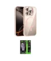 ieg™ iPhone 16 Pro Kılıf Yadigar Asil Koleksiyonu - Şeffaf 360 Full Body Arka Koruyucu