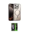 ieg™ iPhone 16 Pro Kılıf Yadigar Asil Koleksiyonu - Şeffaf 360 Full Body Arka Koruyucu