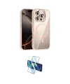 ieg™ iPhone 16 Pro Kılıf Yadigar Asil Koleksiyonu - Siyah 3D Antistatik Cam Ekran Koruyucu