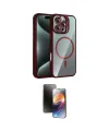ieg™ iPhone 16 Pro Kılıf Yadigar Asil Koleksiyonu - Siyah 3D Antistatik Mat Seramik Nano Ekran Koruyucu