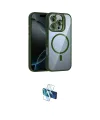 ieg™ iPhone 16 Pro Kılıf Yadigar Asil Koleksiyonu - Siyah 3D Antistatik Seramik Nano Ekran Koruyucu