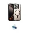 ieg™ iPhone 16 Pro Kılıf Yadigar Asil Koleksiyonu - Siyah 3D Antistatik Seramik Nano Ekran Koruyucu