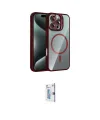 ieg™ iPhone 16 Pro Kılıf Yadigar Asil Koleksiyonu - Siyah Bilvis 0.18mm Plus Cam Ekran Koruyucu